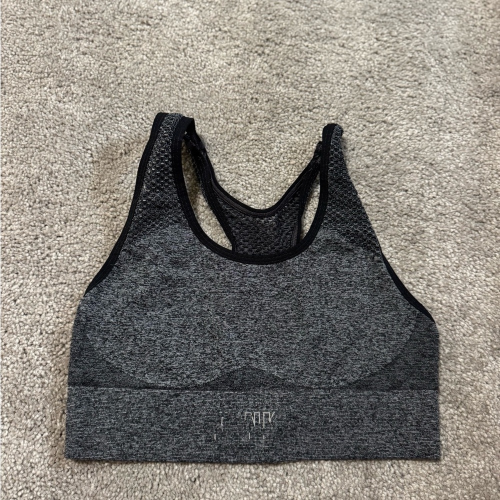 PINK Victoria's Secret Charcoal Sports Bra